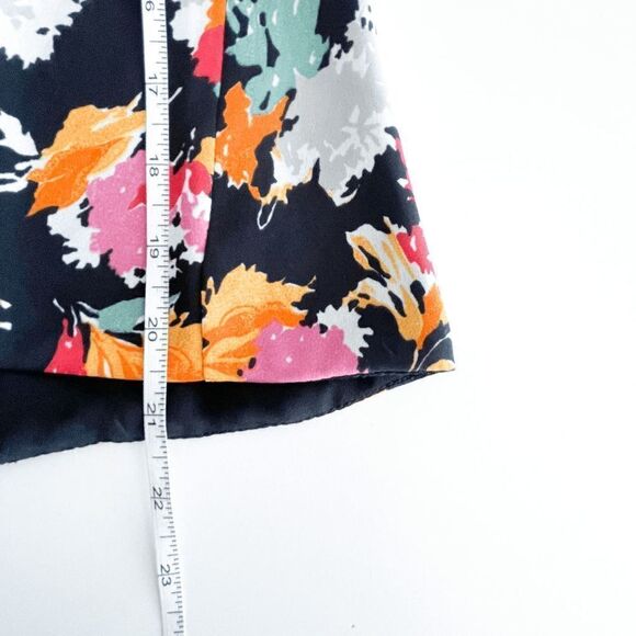 Zara Trafaluc Collection Womens Blouse Ruffled Sleeve Wrap Floral Multicolour Sm - Picture 6 of 6